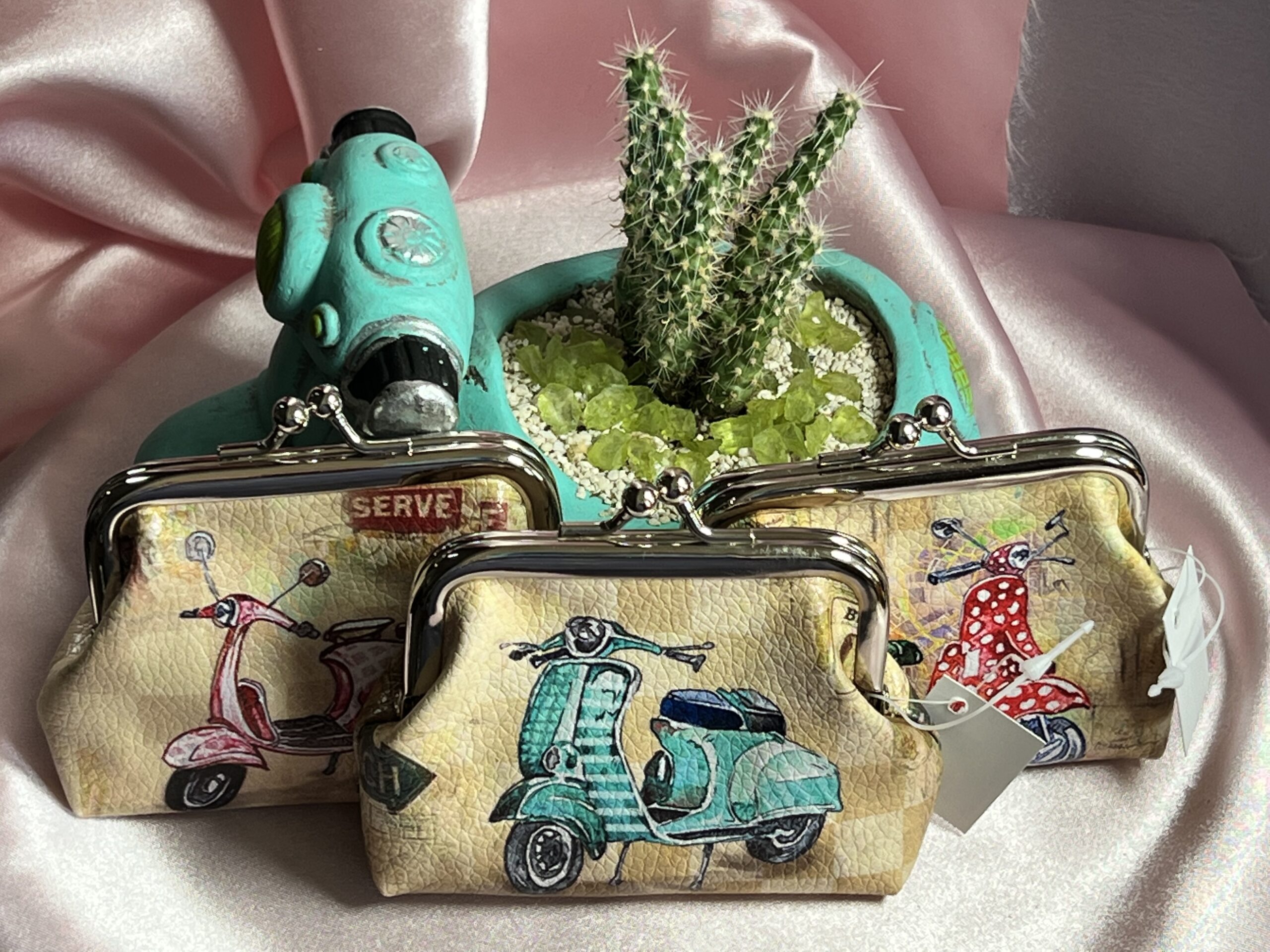 Scooter Coin Purse - Now and Then Boutique